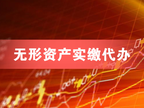 铁力无形资产实缴资本代办